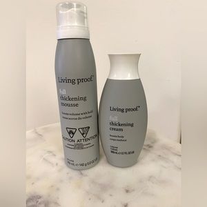 Living Proof Thickening Mousse and Styling Cream New!